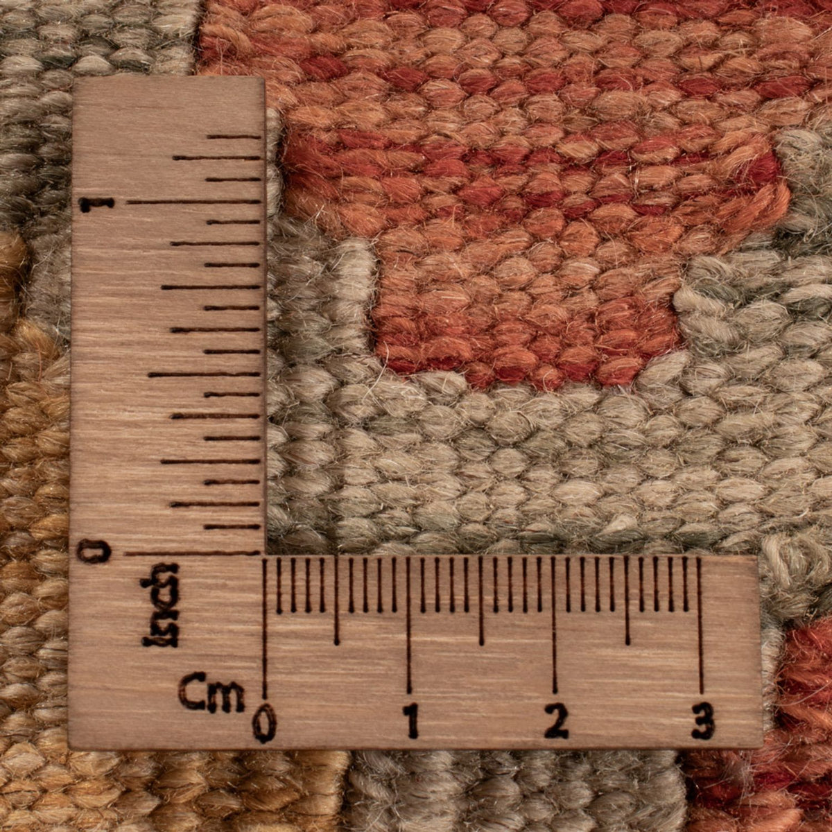 Kelim Carpet - Splash - 294 x 252 cm - flerfarvet