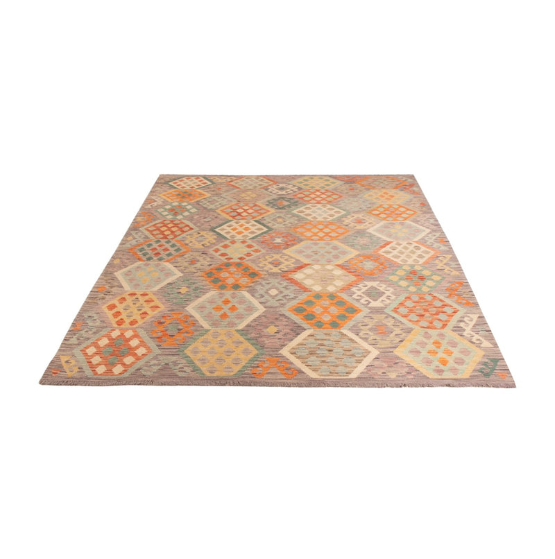 Kelim Carpet - Splash - 292 x 197 cm - flerfarvet