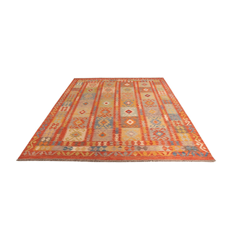 Kelim Carpet - Splash - 298 x 197 cm - flerfarvet