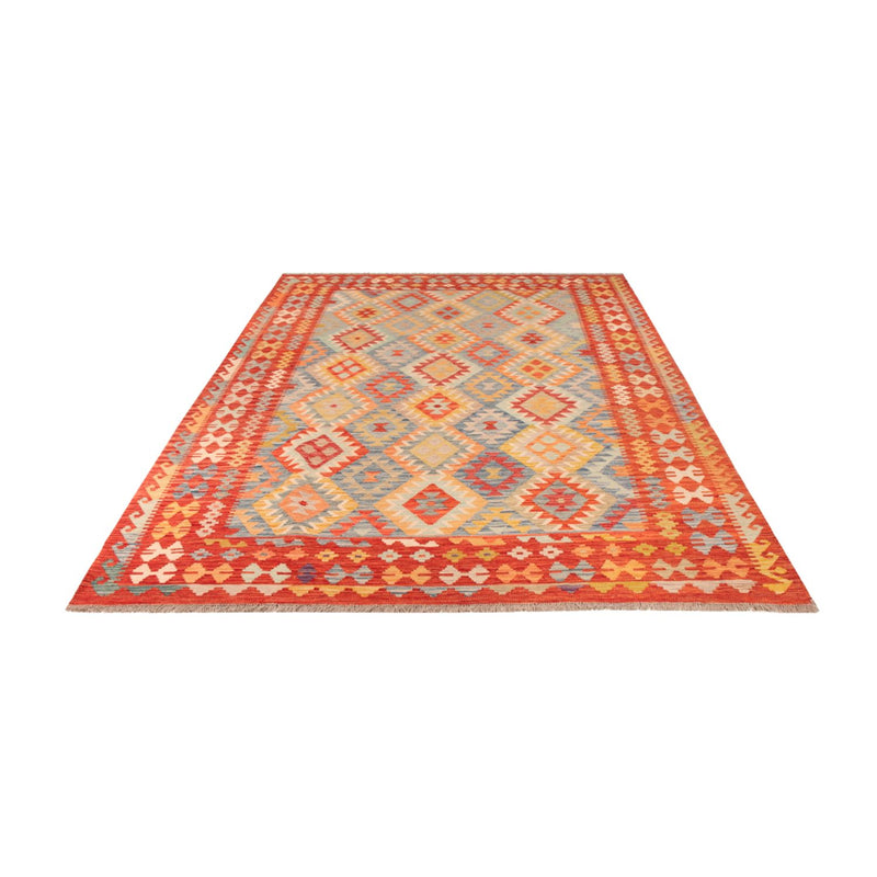 Kelim Carpet - Splash - 295 x 196 cm - flerfarvet