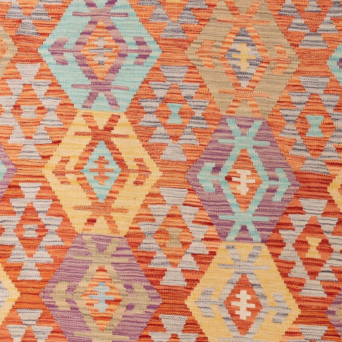 Kelim Carpet - Splash - 288 x 206 cm - flerfarvet