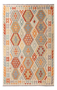 Kelim Carpet - Splash - 310 x 193 cm - flerfarvet