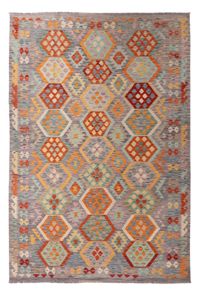 Kilim Maimana Tæppe 200x296cm - Uldtæppe