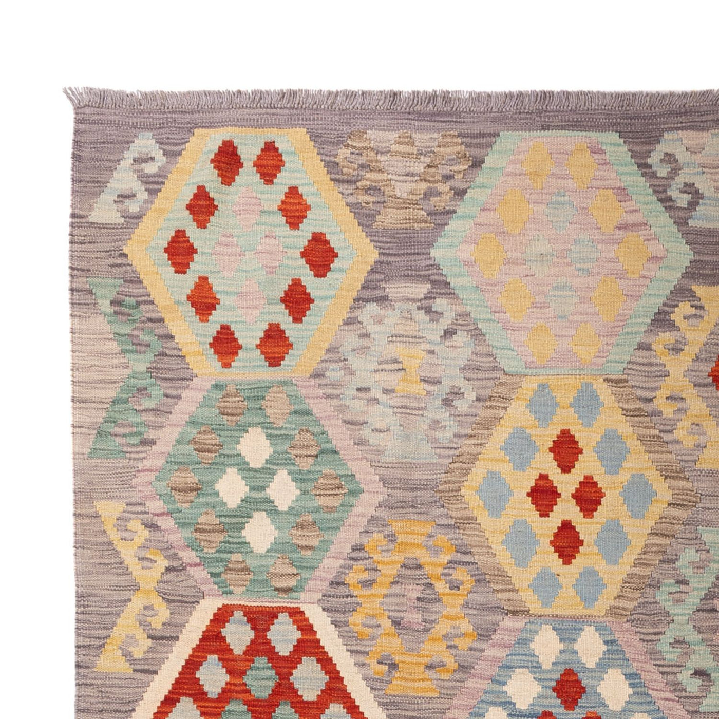 Kilim Maimana Tæppe 301x209cm - Uldtæppe