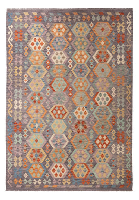 Kelim Carpet - Splash - 296 x 205 cm - flerfarvet