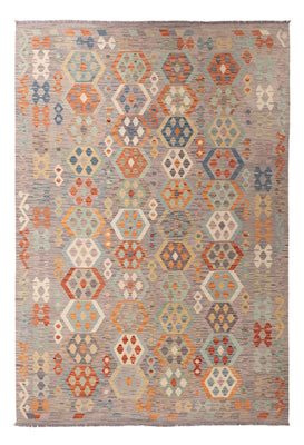 Kelim Carpet - Splash - 300 x 209 cm - flerfarvet