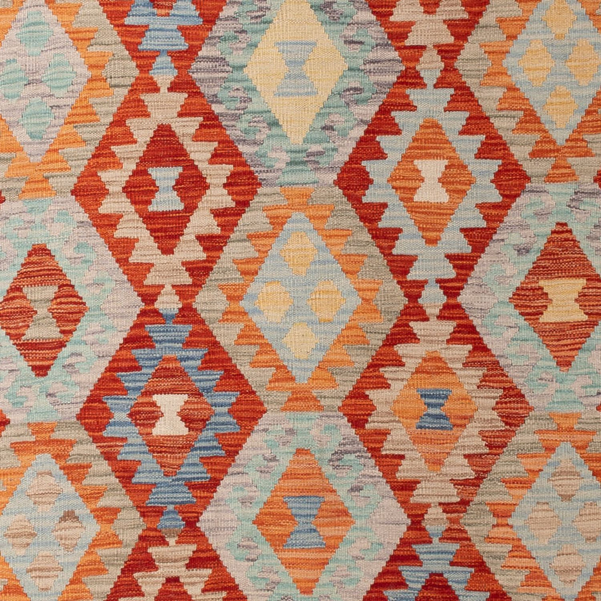 Kelim Carpet - Splash - 298 x 203 cm - flerfarvet