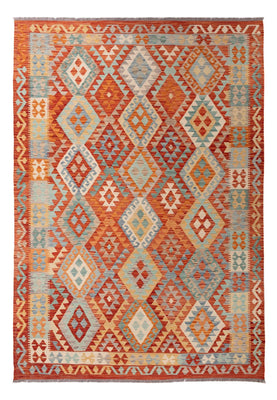 Kelim Carpet - Splash - 291 x 201 cm - flerfarvet