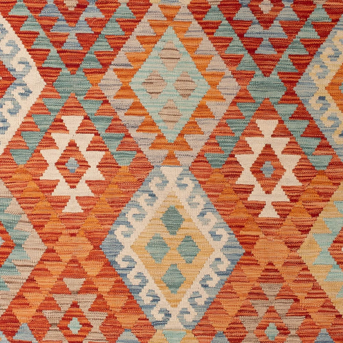 Kelim Carpet - Splash - 291 x 201 cm - flerfarvet