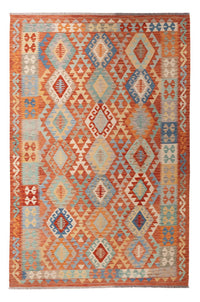 Kelim Carpet - Splash - 292 x 198 cm - flerfarvet