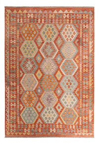Kelim Carpet - Splash - 289 x 200 cm - flerfarvet