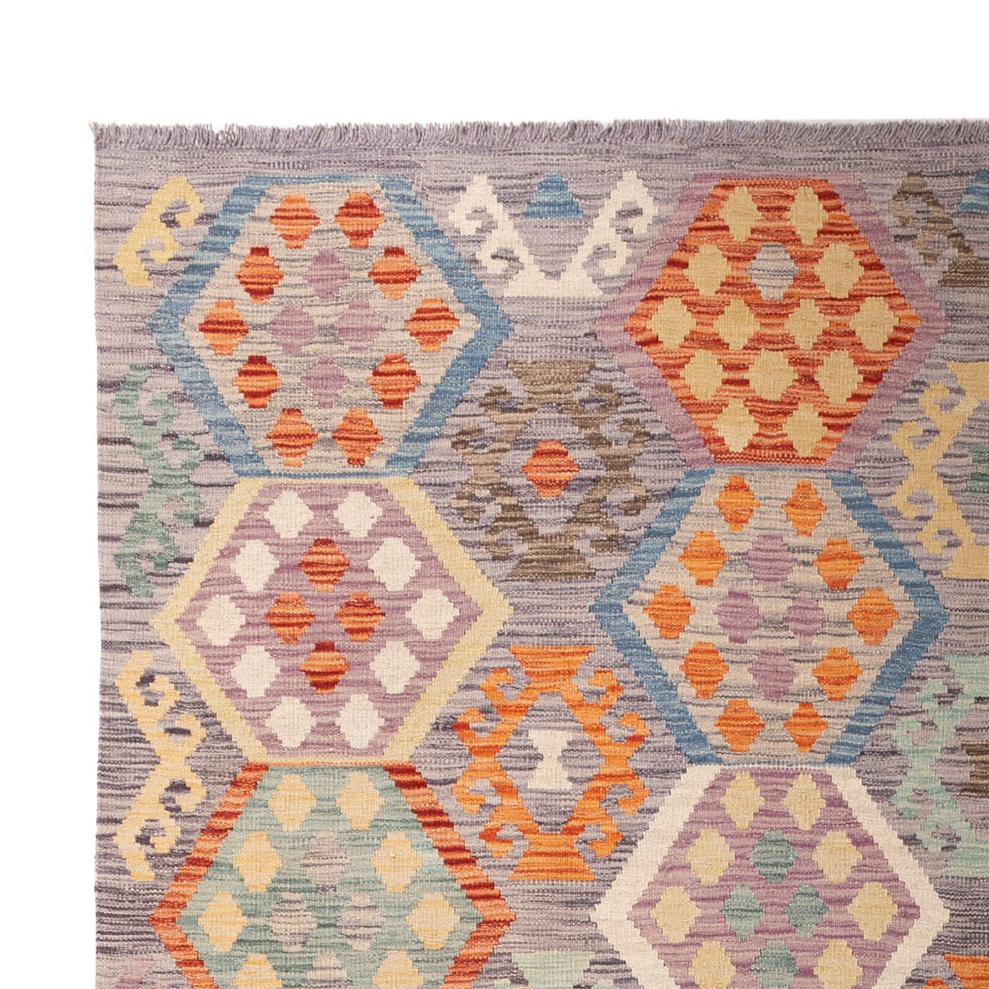 Kilim Maimana Tæppe 296x205cm - Uldtæppe