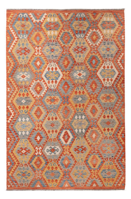 Kelim Carpet - Splash - 303 x 203 cm - flerfarvet