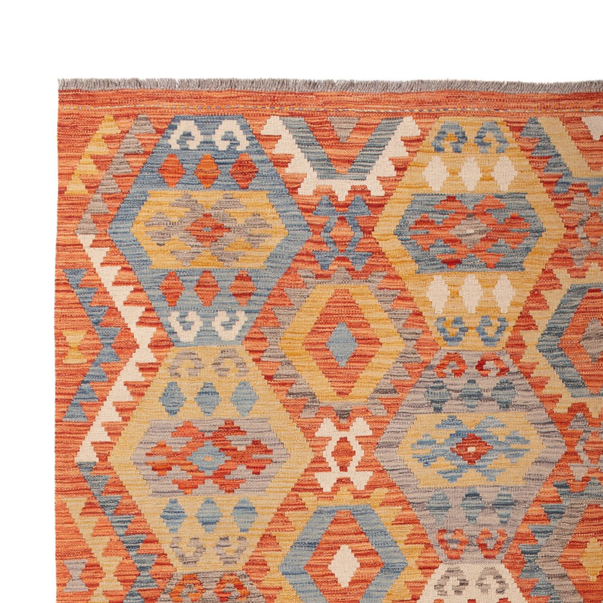 Kelim Carpet - Splash - 303 x 203 cm - flerfarvet