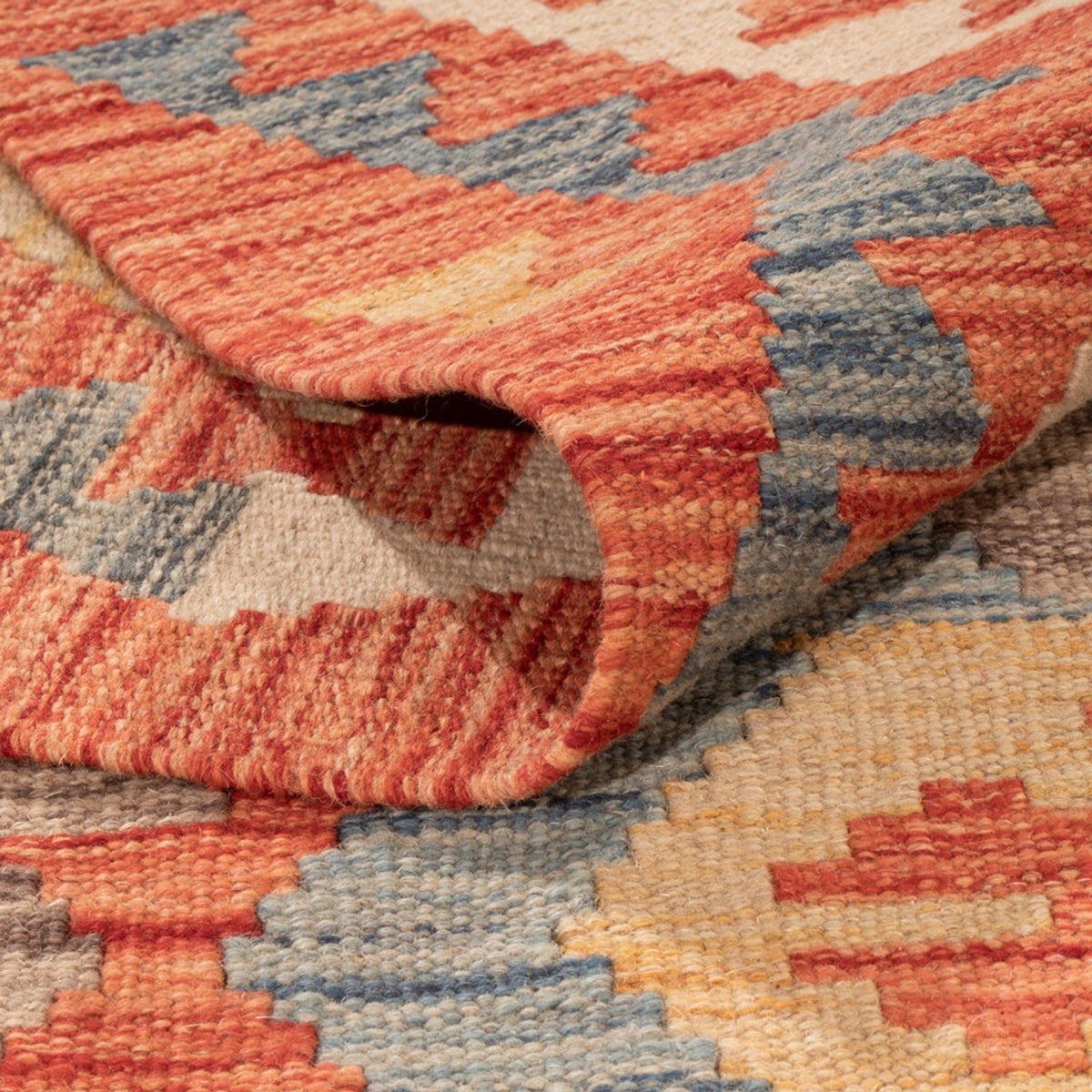 Kelim Carpet - Splash - 303 x 203 cm - flerfarvet