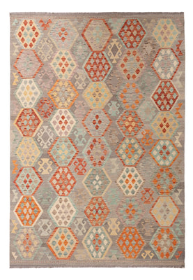 Kelim Carpet - Splash - 288 x 202 cm - flerfarvet