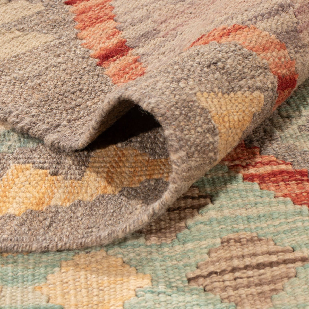 Kelim Carpet - Splash - 288 x 202 cm - flerfarvet