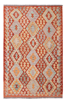 Kelim Carpet - Splash - 187 x 127 cm - flerfarvet