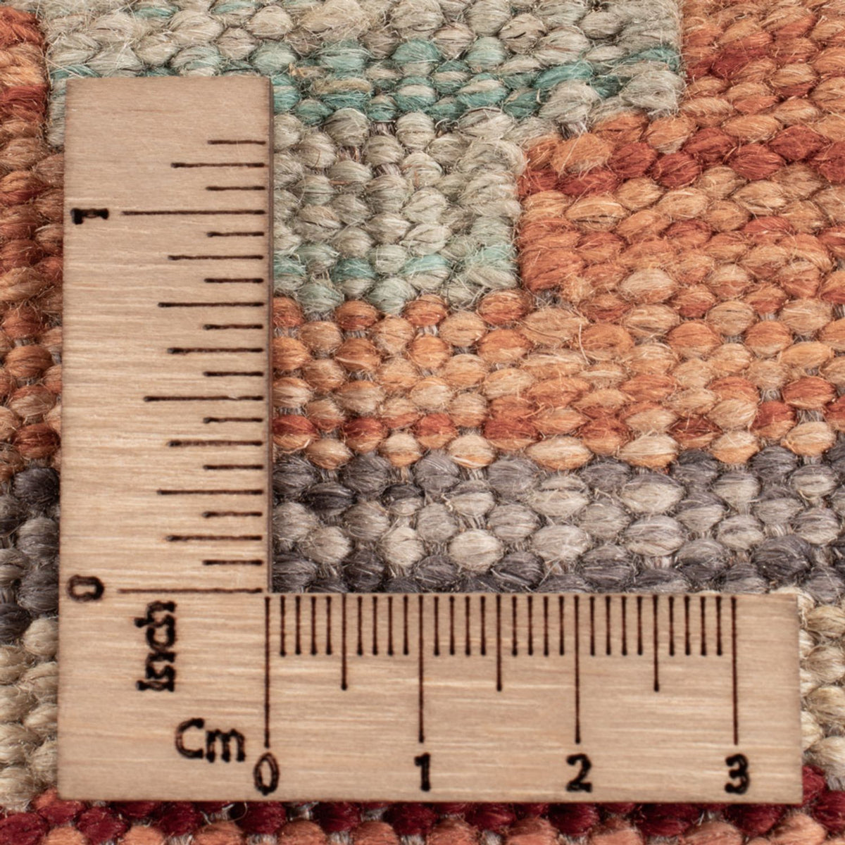 Kelim Carpet - Splash - 187 x 119 cm - flerfarvet