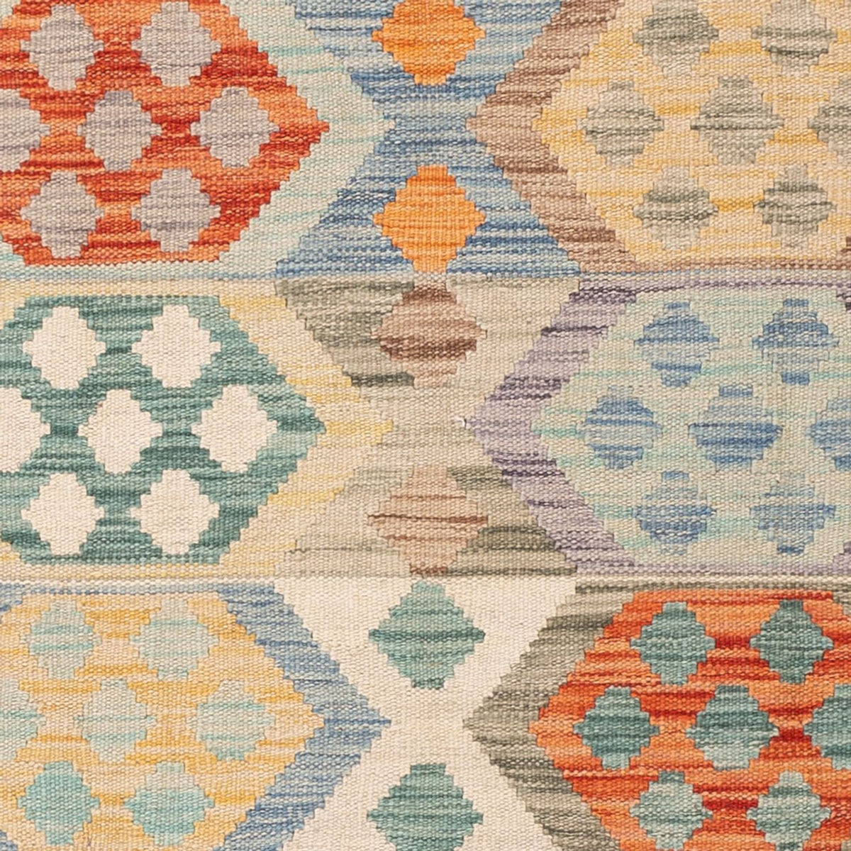 Kelim Carpet - Splash - 179 x 126 cm - flerfarvet