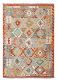 Kelim Carpet - Splash - 187 x 129 cm - flerfarvet