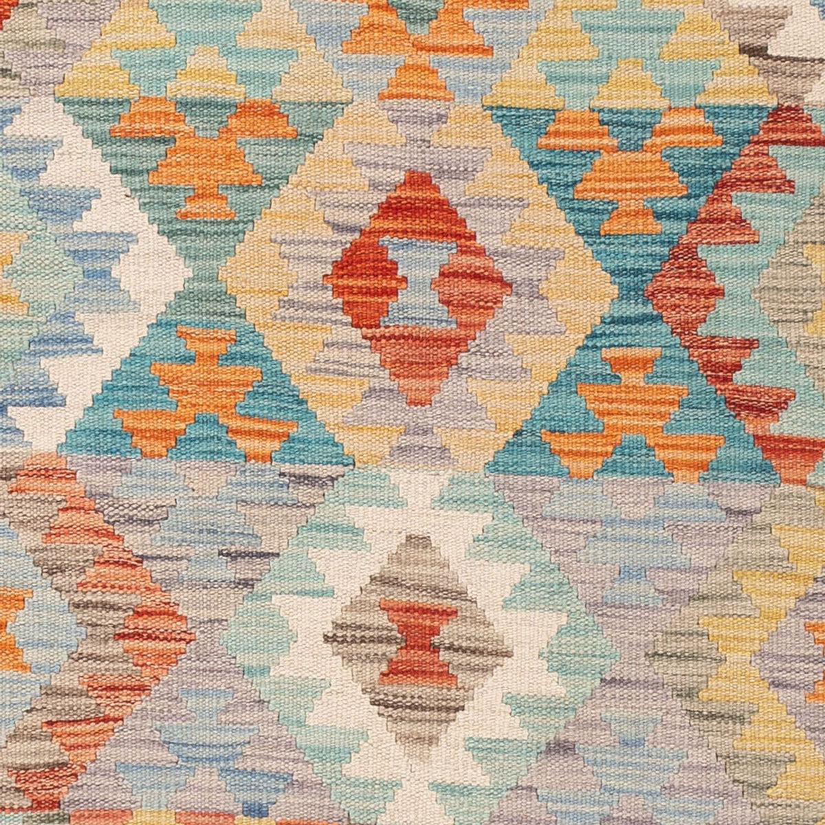 Kelim Carpet - Splash - 187 x 129 cm - flerfarvet
