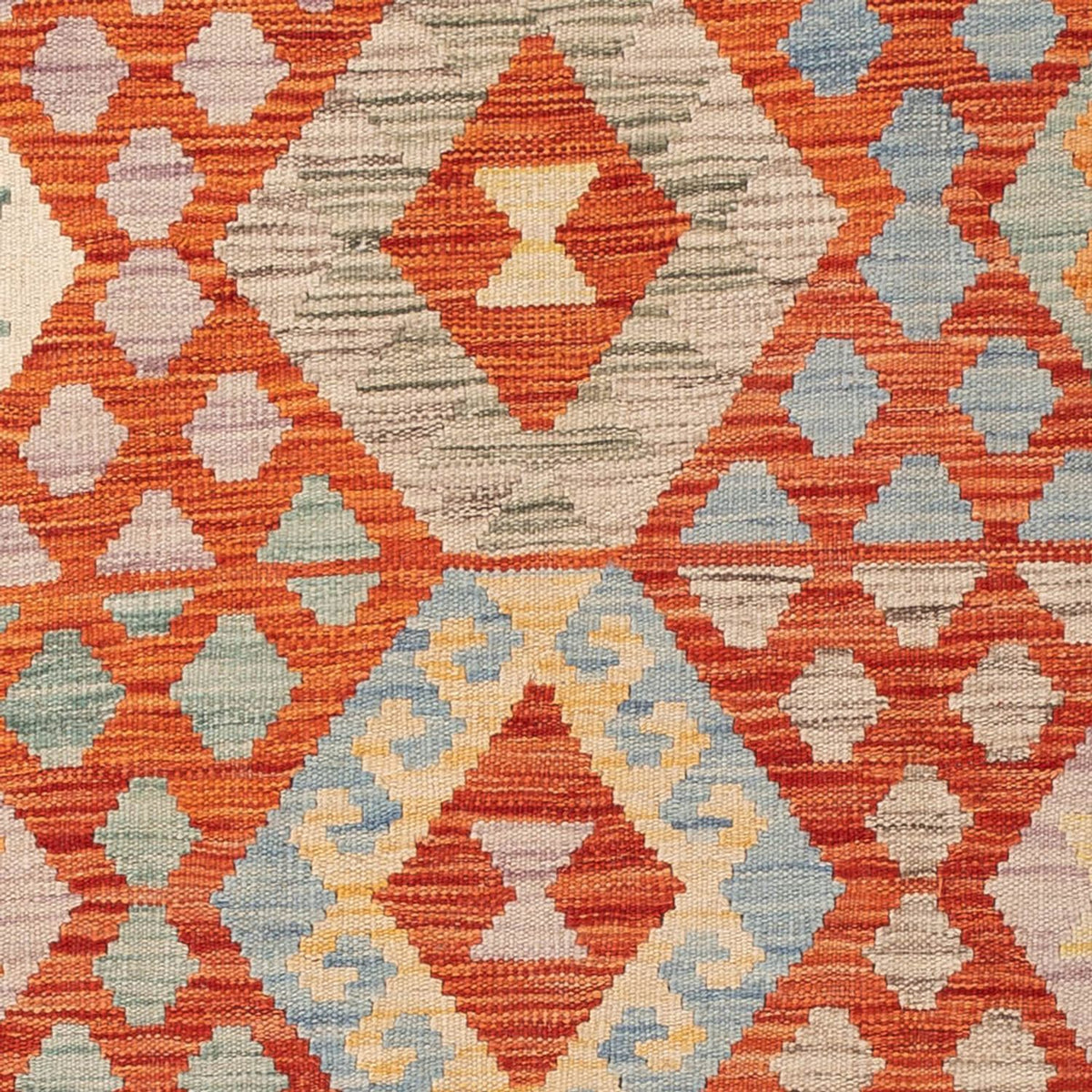 Kelim Carpet - Splash - 176 x 125 cm - flerfarvet