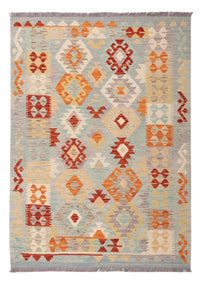 Kelim Carpet - Splash - 173 x 127 cm - flerfarvet