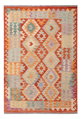 Kelim Carpet - Splash - 174 x 122 cm - flerfarvet