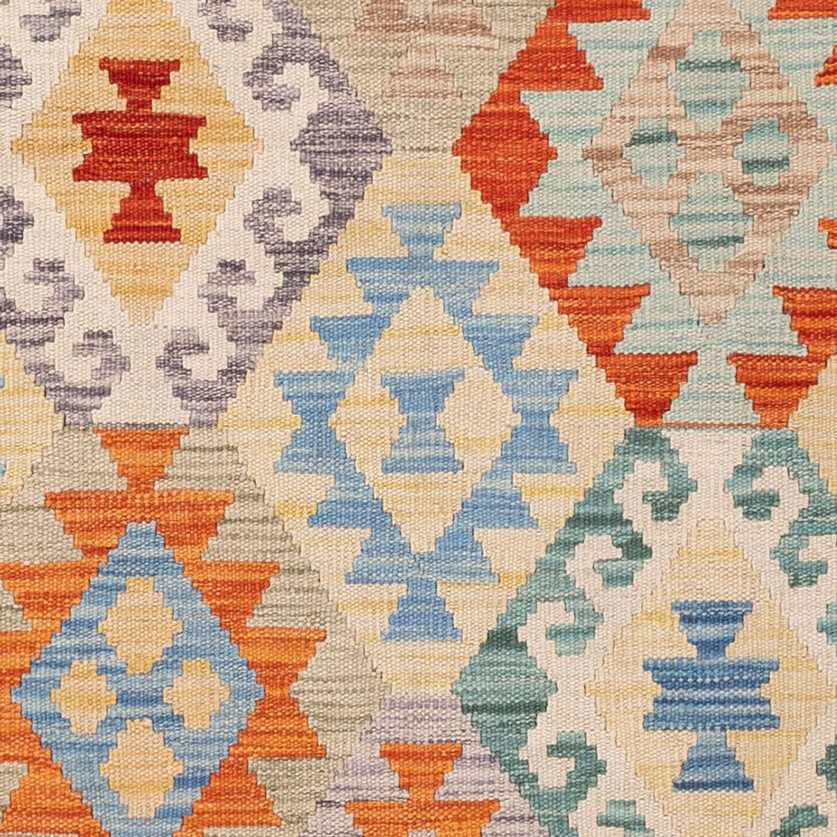 Kelim Carpet - Splash - 170 x 122 cm - flerfarvet