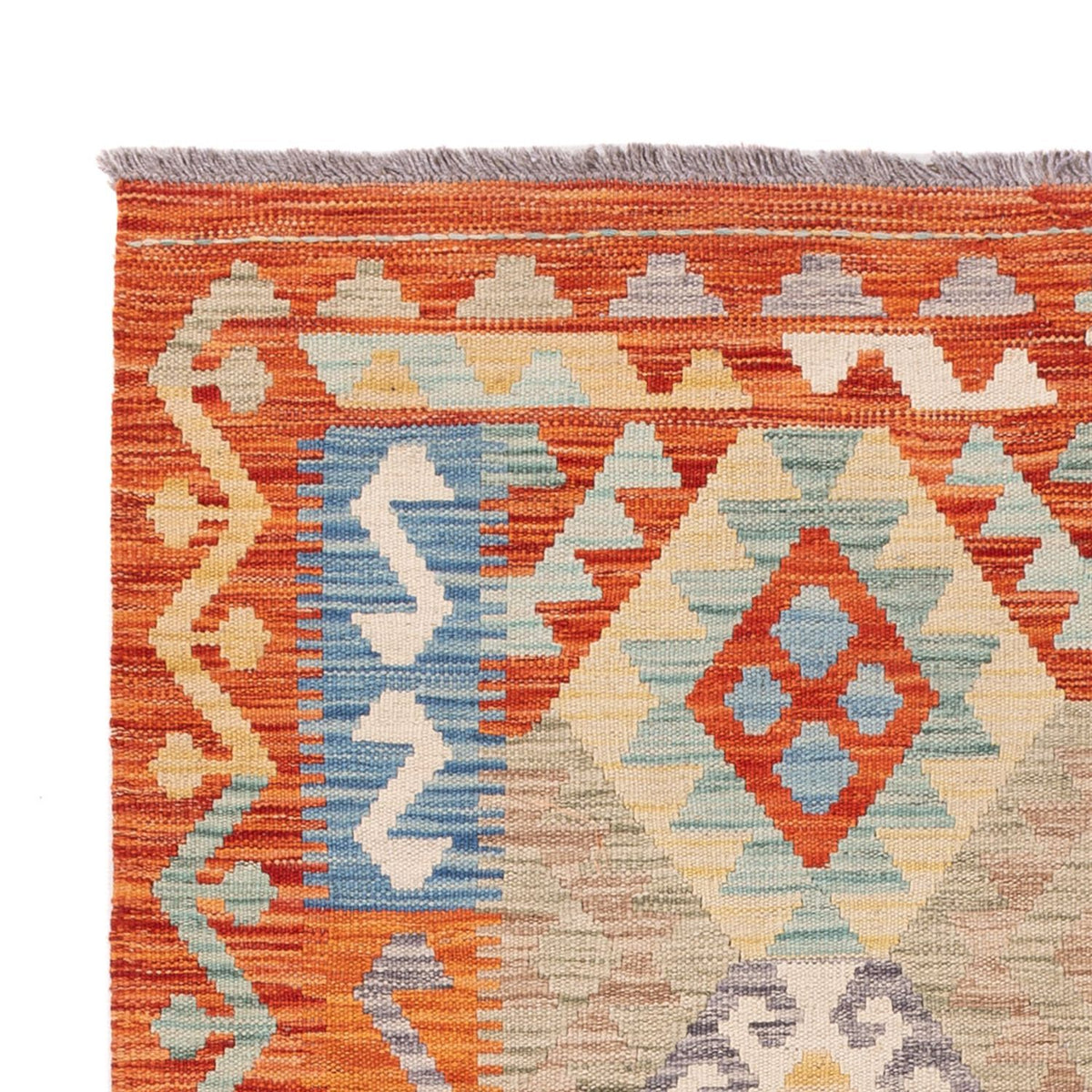 Kelim Carpet - Splash - 170 x 122 cm - flerfarvet