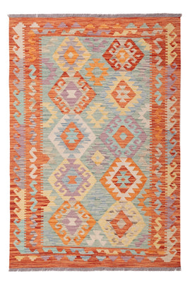 Kelim Carpet - Splash - 178 x 128 cm - flerfarvet