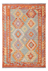 Kelim Carpet - Splash - 178 x 128 cm - flerfarvet