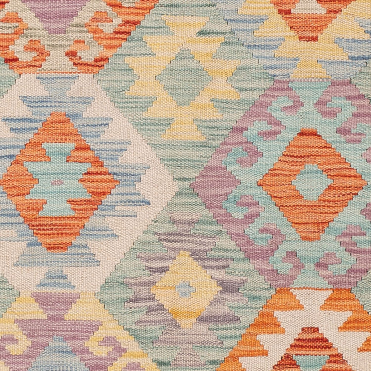 Kelim Carpet - Splash - 178 x 128 cm - flerfarvet