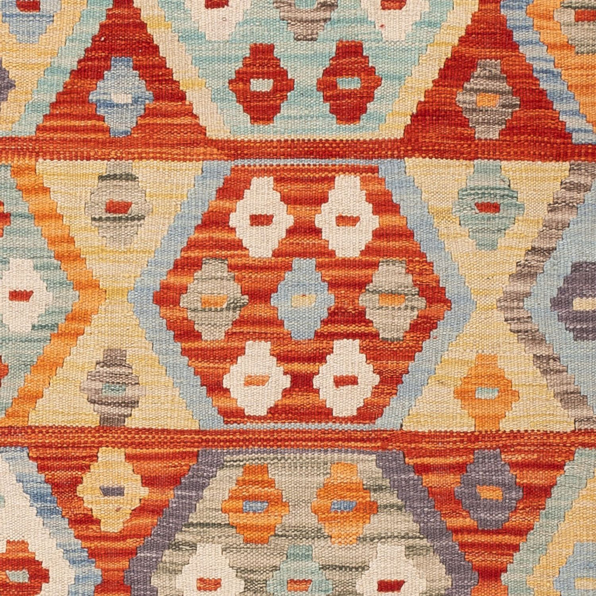 Kelim Carpet - Splash - 176 x 123 cm - flerfarvet