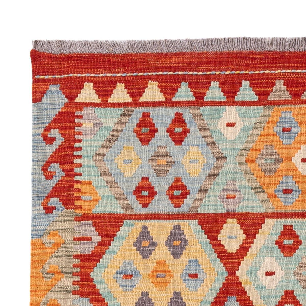 Kelim Carpet - Splash - 176 x 123 cm - flerfarvet