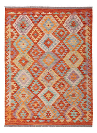 Kelim Carpet - Splash - 169 x 125 cm - flerfarvet