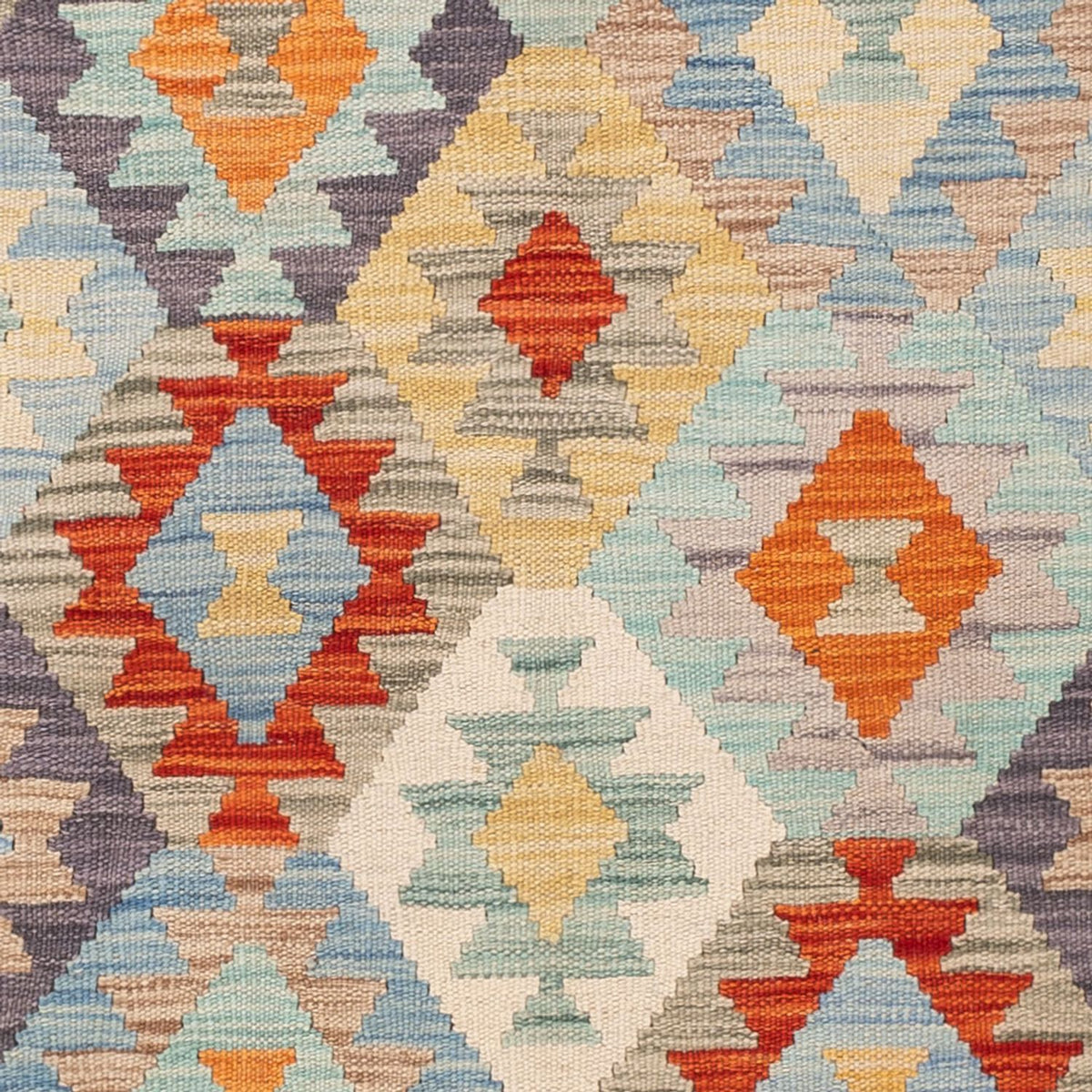 Kelim Carpet - Splash - 181 x 120 cm - flerfarvet