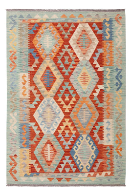 Kelim Carpet - Splash - 183 x 127 cm - flerfarvet