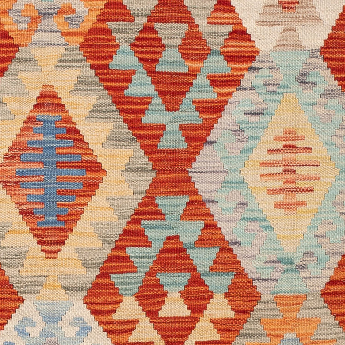 Kelim Carpet - Splash - 183 x 127 cm - flerfarvet