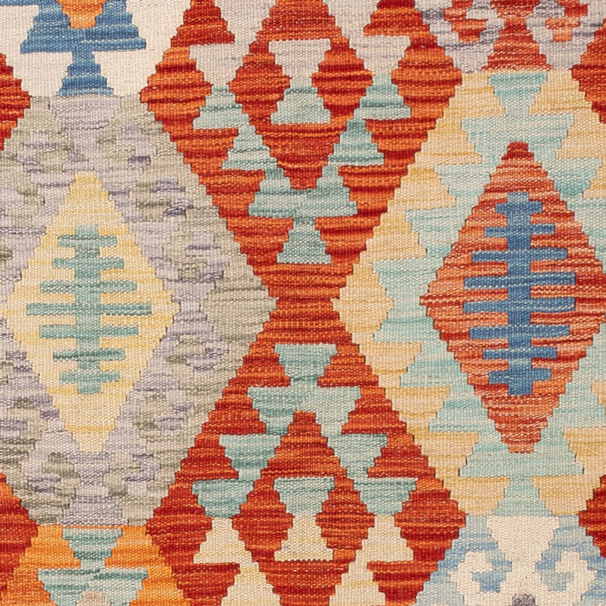 Kelim Carpet - Splash - 180 x 127 cm - flerfarvet