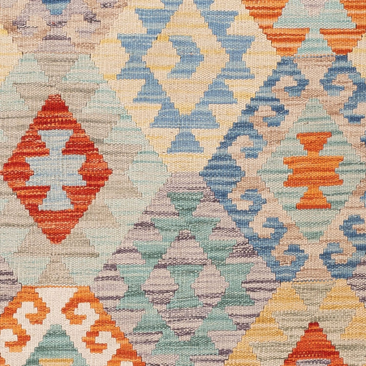 Kelim Carpet - Splash - 177 x 128 cm - flerfarvet