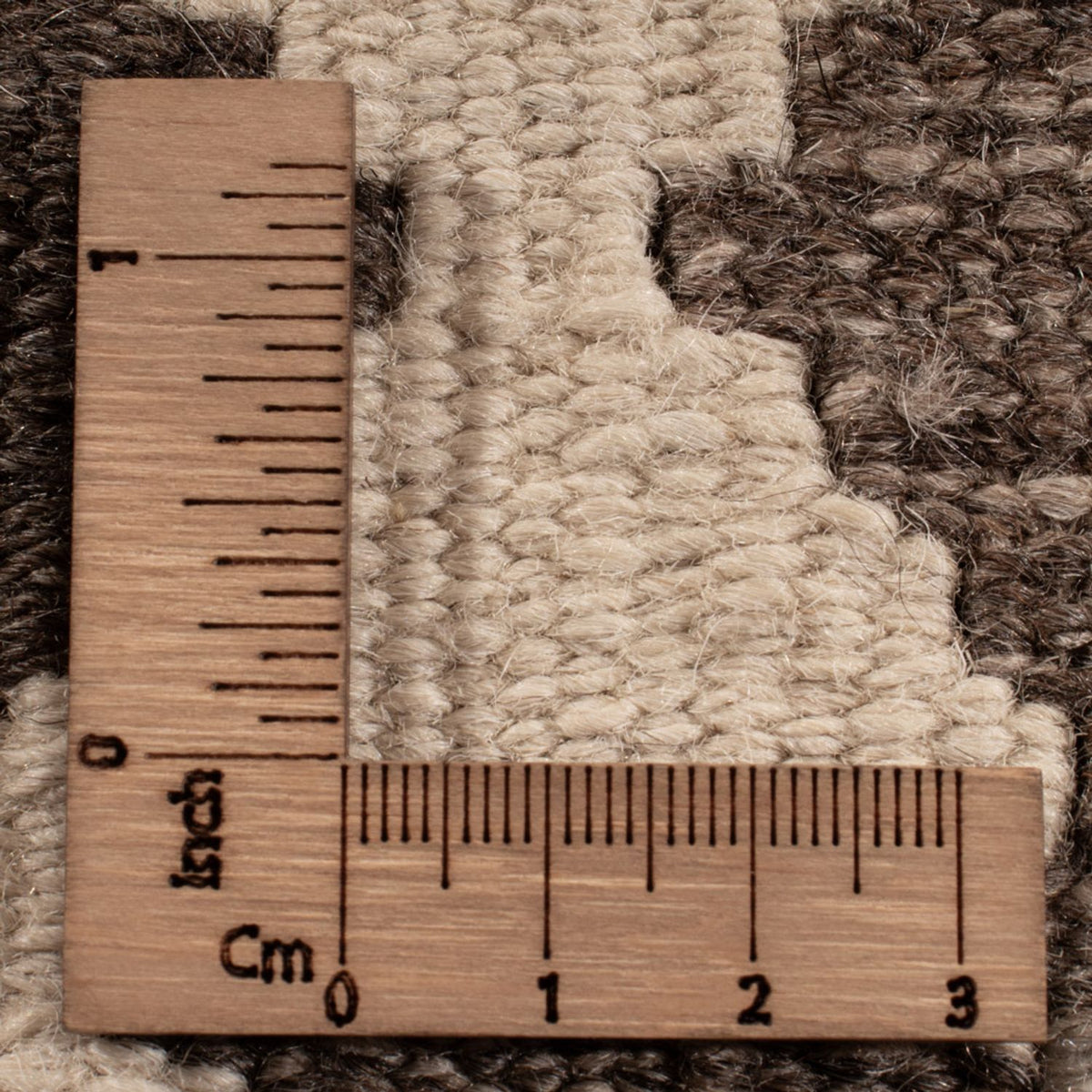 Kelim Carpet - Splash - 293 x 198 cm - lysegrå