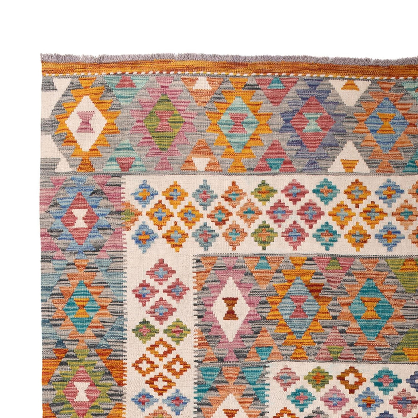 Kilim Maimana Tæppe 301x203cm - Uldtæppe