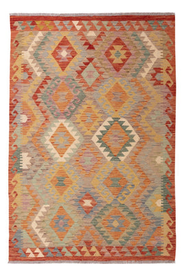 Kelim Carpet - Splash - 175 x 118 cm - flerfarvet