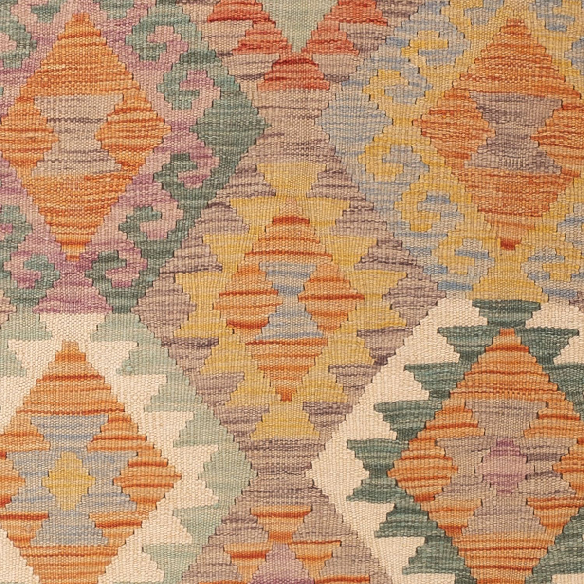 Kelim Carpet - Splash - 175 x 118 cm - flerfarvet