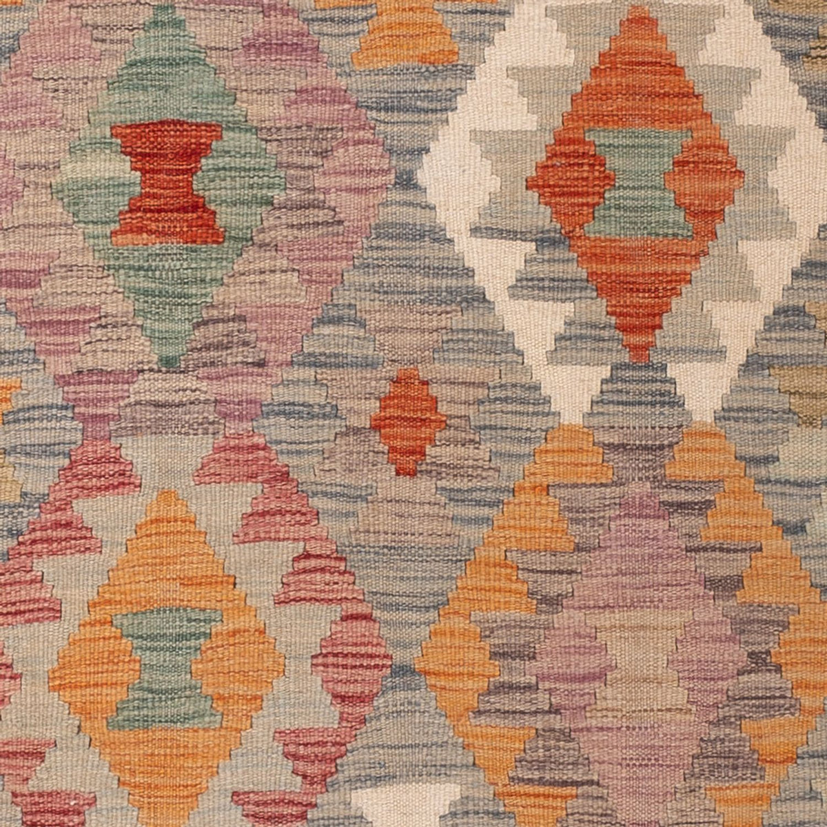 Kelim Carpet - Splash - 184 x 122 cm - flerfarvet