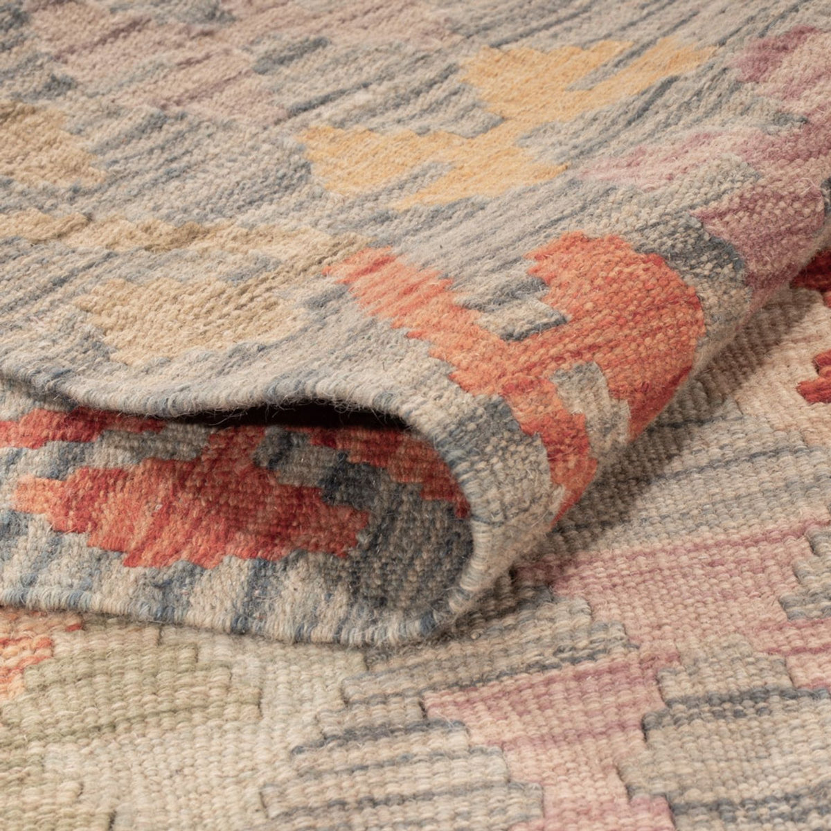 Kelim Carpet - Splash - 184 x 122 cm - flerfarvet