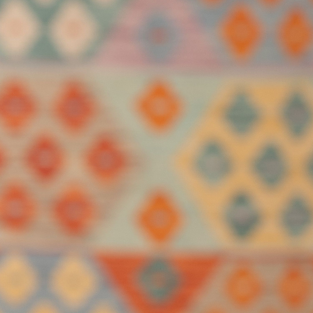 Kelim Carpet - Splash - 182 x 124 cm - flerfarvet