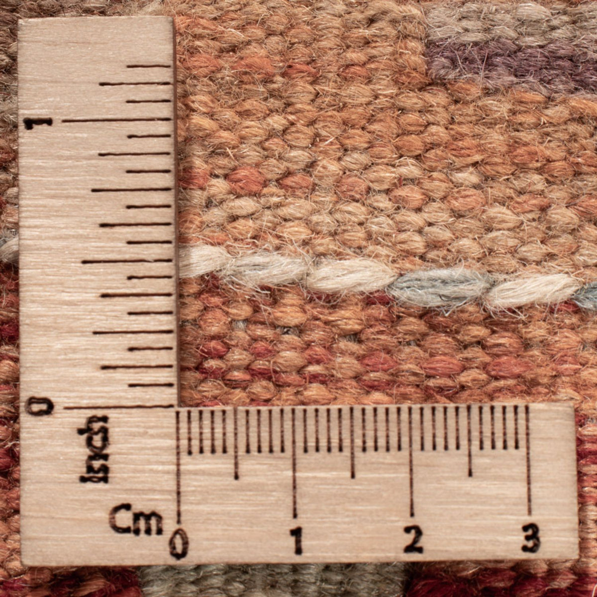 Kelim Carpet - Splash - 170 x 132 cm - flerfarvet